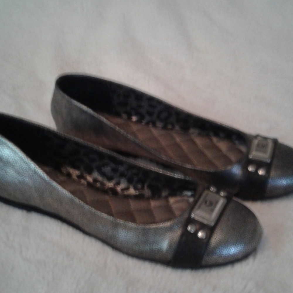 Guess leather gold/Black shoe